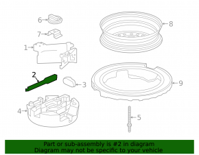 Chevrolet Equinox 10-17 wheel spanner