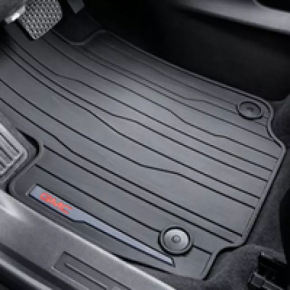 Set of floor mats for GMC Terrain 18- rubber black
