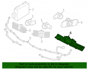 Foot operated boot opening sensor Volvo XC60 18-21 complete with bracket