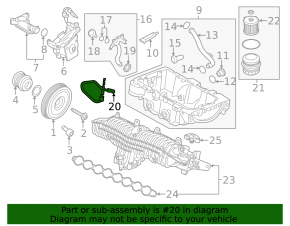 Volvo XC60 18-26 T5 Oil Level Sensor
