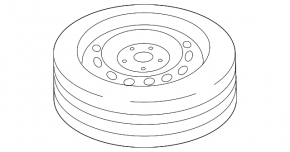 Volvo V90 17-22 USA Silver Wheel Bolt Cap