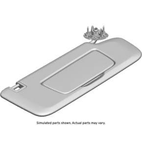 Right visor Chevrolet Bolt EV 22-23 gray