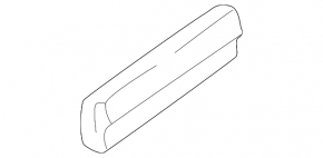 Left hood bumper BMW 1 E82 08-13 Side, Upper, On hood, outer, Coupe & convertible,