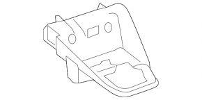 Nissan Leaf 18-22 Center Console Pocket Black