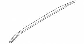 Left longitudinal roof rail for Mitsubishi Outlander 14-21
