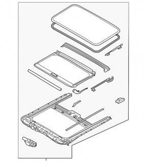 Hatch assembly Kia Forte 4d 14-18