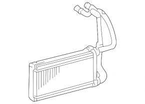 Lexus LX570 08-21 Heater Radiator