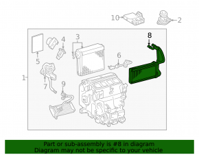 Lexus LX570 08-21 Heater Radiator