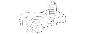 Negative terminal of battery Toyota Rav4 13-18 hybrid
