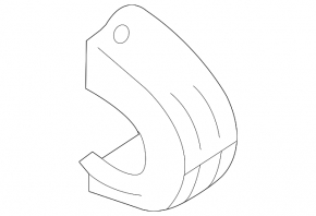 Rear stabilizer mounting bracket left Porsche Panamera 10-16