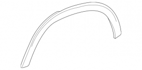 Rear right wing arch trim Mercedes W167 GLE 350 24-26