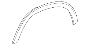 Rear right wing arch trim Mercedes W167 GLE 350 24-26