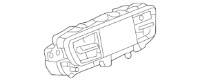 Rear row climate control Mercedes W213 E 17-20