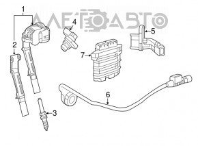 ECU block engine computer Mercedes GLC 300/350e 16-19