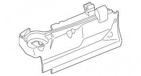 Right underhood trim Jaguar F-Pace X761 17- 3.0