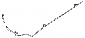 Air Conditioner Tubes Rear Row Ford Explorer 11-15