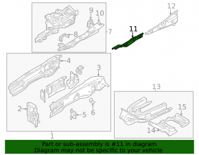 Front left fender bracket Mazda CX-30 20-26