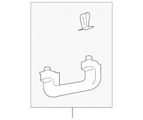 Ceiling handle rear right Ford Escape MK4 23- black
