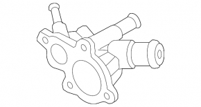 Nissan Rogue Cooling System Flange 14-20 Type 1