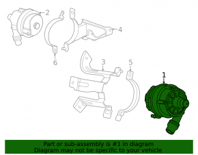Cooling system motor for BMW X7 G07 21-22 3.0T