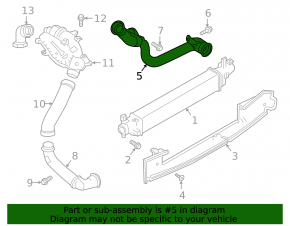 Air duct left Infiniti QX50 19-20