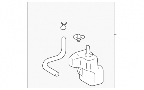 Expansion tank cooling Lexus RX300 98-00 without cap