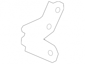 Bracket for inverter cooling radiator upper right Honda Insight 19-22 metal