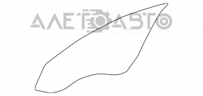 Front left door glass for Mercedes W211