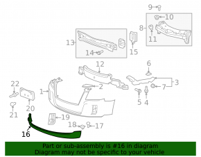 Front Bumper Lip GMC Terrain 10-15 prerest