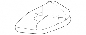 Nissan Leaf 18-21 lane monitoring camera on the windshield