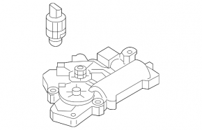 Audi A6 C8 19-23 trunk lid lock actuator