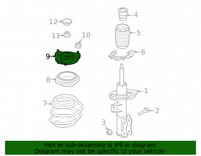 Front left shock absorber support Hyundai Sonata 20-23