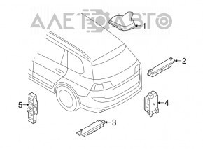 Antenna fin VW Golf 15-19