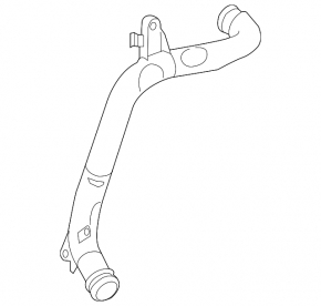 Left central intercooler pipe for Audi A3 22-26