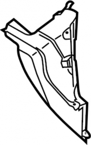 Infiniti QX50 19-24 black center right dashboard trim