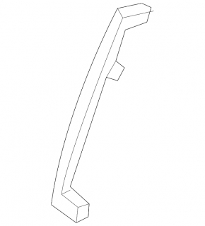 Kia Optima 16-20 rear right door glass guide