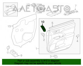 Seat Memory Front Left Toyota Highlander 14-19