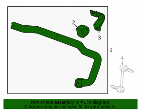 Front stabilizer bar Chevrolet Equinox EV 24-26 FWD