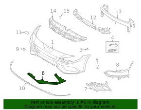 Front bumper cover right Hyundai Elantra 21-23 N Line