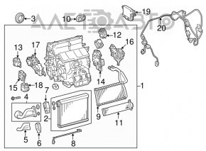 Lexus IS 14-20 Air Conditioner Heater Valve