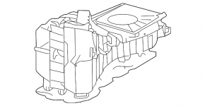 Heater assembly for Audi Q5 8R 09-12