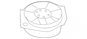 Driver's seat back blower fan Audi A6 C7 12-17