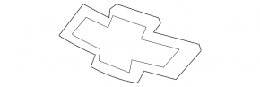 Emblem of the front bumper Chevrolet Cruze 11-14 prerest
