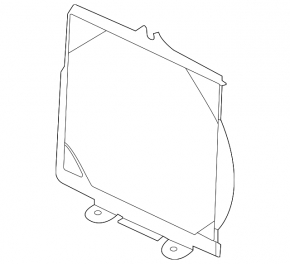 Right radiator frame for Porsche Taycan 20-26