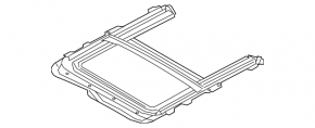 Hatch mechanism frame Ford Fiesta 11-19