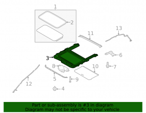 Hatch mechanism frame Ford Fiesta 11-19