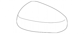Left Mirror Cover Nissan Murano z51 09-14