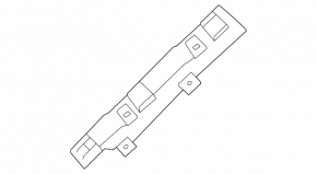Fastening of the front pillar trim of the upper left Ford Mustang Mach-E 21-26 fastening breakage