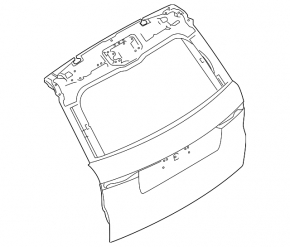 Land Rover Range Rover Sport 13-22 naked tailgate