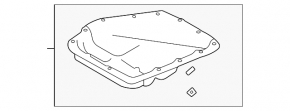 Mitsubishi Outlander 22-25 2.5 oil pan dent